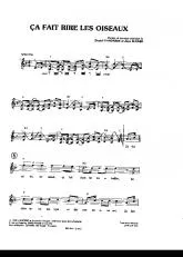 télécharger la partition d'accordéon Ça fait rire les oiseaux (Chant : La Compagnie Créole) au format PDF