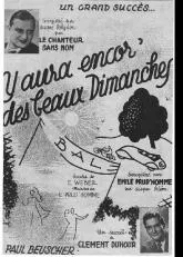 télécharger la partition d'accordéon Y aura encor' des beaux dimanches (Valse Chantée) au format PDF