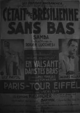 télécharger la partition d'accordéon C'était une brésilienne sans bas (Samba Chantée) au format PDF