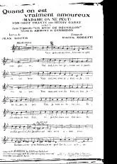 télécharger la partition d'accordéon Quand on est vraiment amoureux (Madame on ne peut) (De l'opérette : Un soir de réveillon) au format PDF