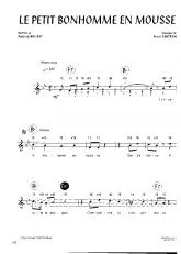 télécharger la partition d'accordéon Le petit bonhomme en mousse (Chant : Patrick Sébastien) au format PDF