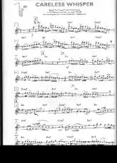 télécharger la partition d'accordéon Careless Whisper (Partie Sax Sib) au format PDF