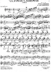 télécharger la partition d'accordéon Ultimas Lagrimas (Tango) au format PDF