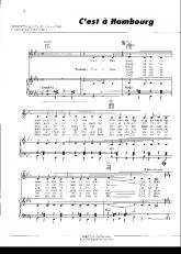 télécharger la partition d'accordéon C'est à Hambourg (Chant : Edith Piaf) au format PDF