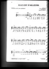 télécharger la partition d'accordéon Elle est d'ailleurs (Arrangement de : Raymond Gimenez) au format PDF