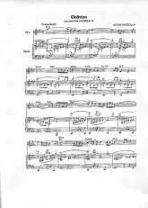 télécharger la partition d'accordéon Oblivion (Duo Hautbois + Clavier) au format PDF