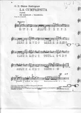 télécharger la partition d'accordéon La cumparsita (Tango Argentin) au format PDF