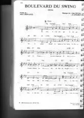 télécharger la partition d'accordéon Boulevard du swing (Swing) au format PDF