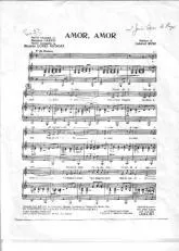 télécharger la partition d'accordéon Amor Amor (Chant : Dalida) (Boléro) au format PDF