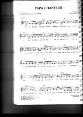 télécharger la partition d'accordéon Papa Chanteur au format PDF