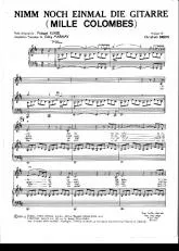 télécharger la partition d'accordéon Nimm noch einmal die Gitarre (Mille Colombes) (Chant : Mireille Mathieu) (Slow) au format PDF