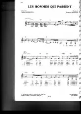 télécharger la partition d'accordéon Les hommes qui passent (Chant : Patricia Kaas) au format PDF