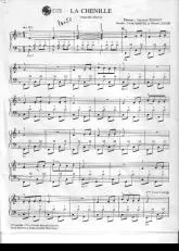 télécharger la partition d'accordéon La chenille (Chant : La Bande à Basile) au format PDF