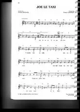 télécharger la partition d'accordéon Joe le taxi (Chant : Vanessa Paradis) au format PDF
