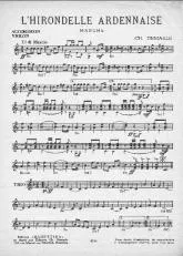 télécharger la partition d'accordéon L'hirondelle Ardennaise (Orchestration) (Marche) au format PDF