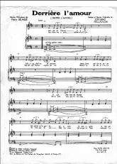 télécharger la partition d'accordéon Derrière l'amour (Dietro l'amore) (Chant : Johnny Hallyday) au format PDF