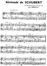 télécharger la partition d'accordéon Sérénade de Schubert (Arrangement Dino Margelli) au format PDF
