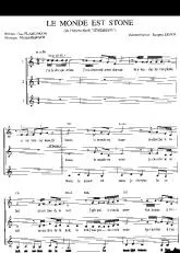 télécharger la partition d'accordéon Le monde est stone (Harmonisation à 3 voix égales) au format PDF