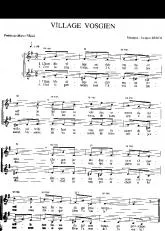 télécharger la partition d'accordéon Village Vosgien  (Harmonisation à 2 voix égales) au format PDF