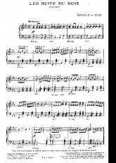 télécharger la partition d'accordéon Les nuits du bois (Fox Trot) au format PDF