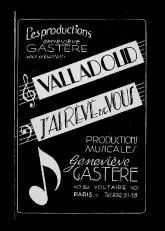 télécharger la partition d'accordéon Valladolid + J'ai rêvé de vous (Paso Doble + Slow) au format PDF