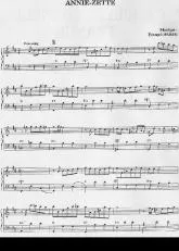 télécharger la partition d'accordéon Annie zette (Valse Swing) au format PDF