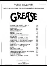 télécharger la partition d'accordéon Grease Book (27 Titres) au format PDF