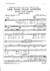 télécharger la partition d'accordéon Une rose pour Sandra (Roses pour Sandra) (Roses to Reno) au format PDF