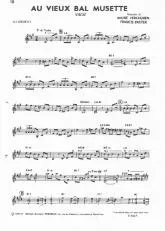télécharger la partition d'accordéon Au vieux bal musette (Valse) au format PDF