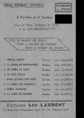 télécharger la partition d'accordéon Recueil 4 Rumbas et 4 Sambas :  (Mirage Créole + La rumba de Montmartre + Mi rumba de amor + Le beau Cubain + Boire un petit coup + La samba des chameaux + Samba Japonaise + la samba de Madame) au format PDF