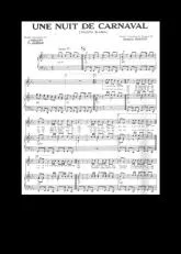 télécharger la partition d'accordéon Une nuit de carnaval (Paloma Blanca) au format PDF