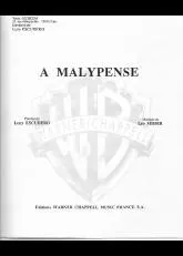 télécharger la partition d'accordéon A Malypense au format PDF