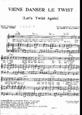 télécharger la partition d'accordéon Viens danser le twist (Let's twist again) (Chant : Johnny Hallyday) au format PDF