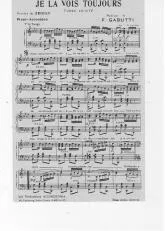 télécharger la partition d'accordéon Je la vois toujours (Tango Chanté) au format PDF
