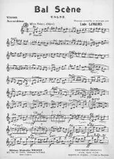 télécharger la partition d'accordéon Bal Scène (Orchestration Complète) (Valse) au format PDF