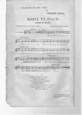 télécharger la partition d'accordéon Marie ta fille au format PDF