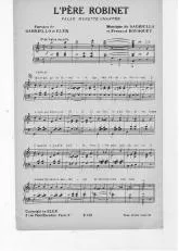 télécharger la partition d'accordéon L' père Robinet (Valse Musette Chantée) au format PDF