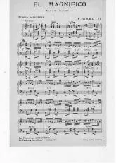 télécharger la partition d'accordéon El magnifico (Tango Tipico) au format PDF