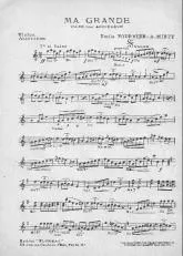 télécharger la partition d'accordéon Ma grande (Orchestration Complète) (Valse) au format PDF