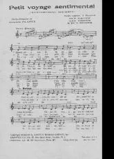 télécharger la partition d'accordéon Petit voyage sentimental (Sentimental Journey) au format PDF