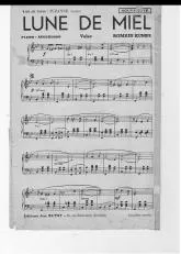 télécharger la partition d'accordéon Lune de miel (Valse) au format PDF