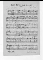 télécharger la partition d'accordéon Loin de toi mon amour (Valse) au format PDF