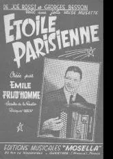 télécharger la partition d'accordéon Etoile Parisienne (Valse Musette) au format PDF