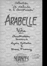 télécharger la partition d'accordéon Arabelle (Valse) au format PDF