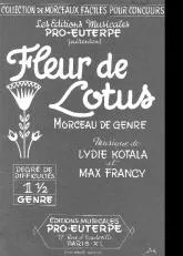 télécharger la partition d'accordéon Fleur de Lotus (Marche) au format PDF