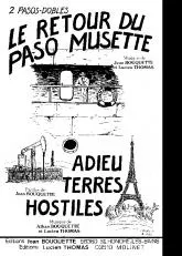 télécharger la partition d'accordéon Adieu Terres Hostiles (Paso Doble) au format PDF
