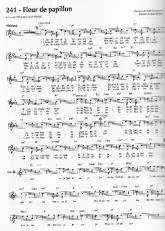 télécharger la partition d'accordéon Fleur de papillon (Chant : Annie Cordy) au format PDF