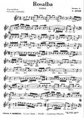 télécharger la partition d'accordéon Rosalba (Tango) au format PDF