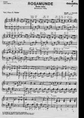 télécharger la partition d'accordéon Rosamunde (Polka) au format PDF