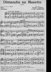 télécharger la partition d'accordéon Dimanche au musette (Valse) au format PDF